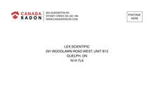 Load image into Gallery viewer, Canadian Analyzed Long-Term Radon Test Kit