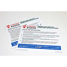 Load image into Gallery viewer, Canadian Analyzed Long-Term Radon Test Kit
